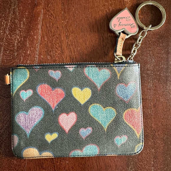 Dooney & Bourke Bags Dooney Bourke Hearts Coin Purse Guc Poshmark